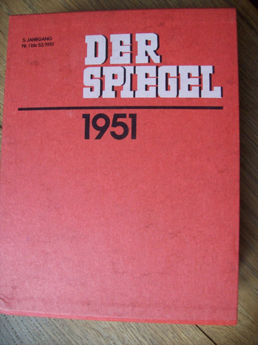 Der spiegel jahrgang 1951 - spiegel,