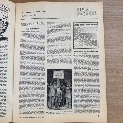 Der spiegel jahrgang - der, 1.