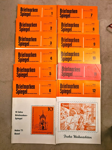 Briefmarken spiegel sammlung - spiegel,