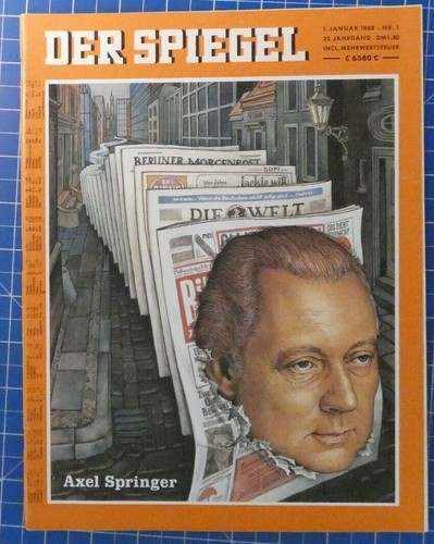 Der spiegel 1 1968 axel - spiegel, 1.1.1968